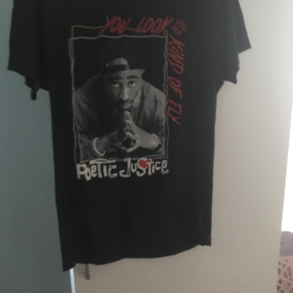 Poetic Justice Tupac Graphic tee shirt